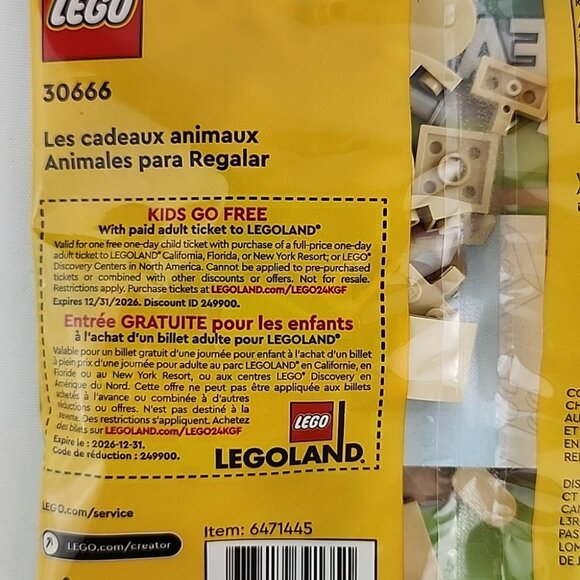 LEGO 2 Sets Creators 6+ Yrs Dog 30666 Penguin Elephant 30667 - Picture 12 of 13